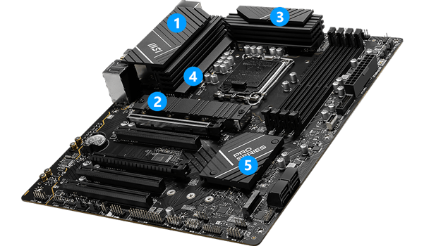 Massive Cooling heatsinks