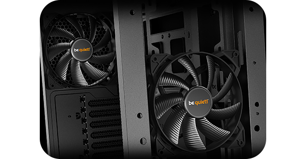 preinstalled fans