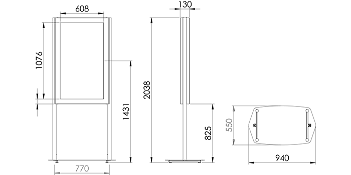 Unicol Bracket Dimensions