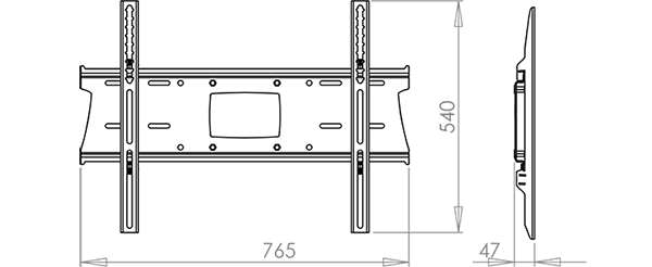 Unicol Bracket Dimensions