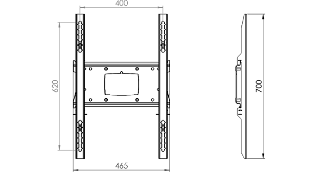 Unicol Bracket Dimensions
