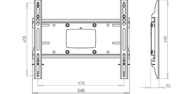 Unicol Bracket Dimensions