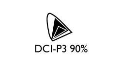 DCI colour gamut coverage