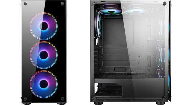 CiT Mirage F6 Black Mid Tower Chassis