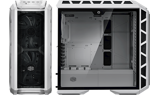 cooler master mastercase h500p white mesh case
