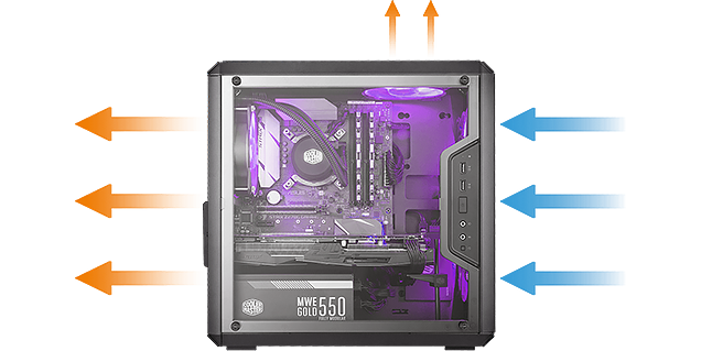 Cooler Master Q300L Open Design Layout
