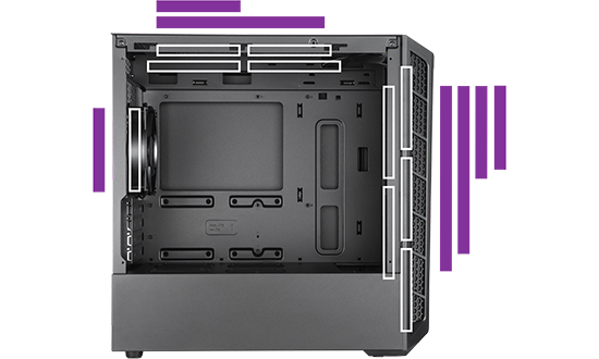 air and liquid cooling