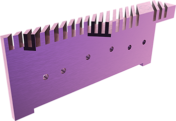 anodized heat sink