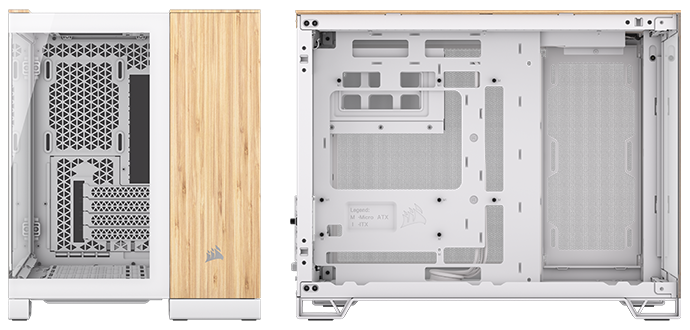 2500X Dual Chamber Micro ATX PC Case