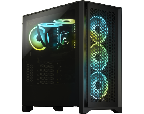 2 RGB Fans and Front Panel
