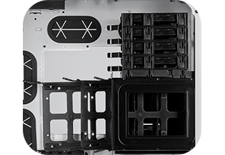 corsair crystal drive mounts