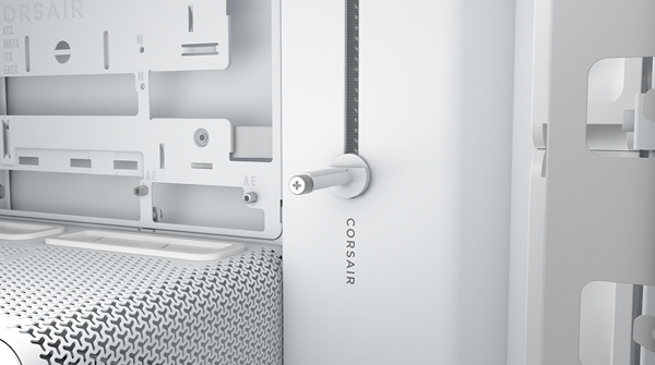 Inside of case showing anti-sag Stabilisation arm