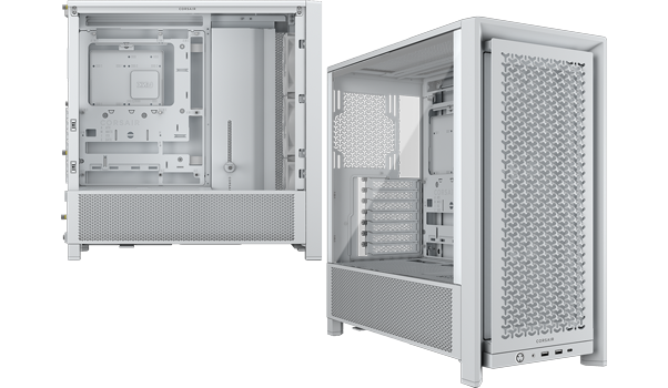 Corsair Frame 4000D RS, White Mid Tower Chassis