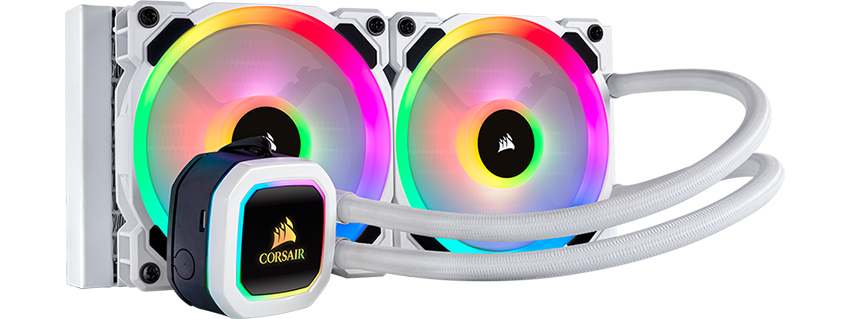 PRO RGB H100i Platinum SE White