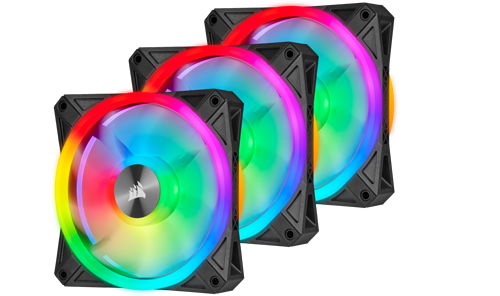 corsair QL120 120mm triple fan kit