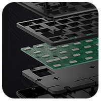 Sound dampened keys