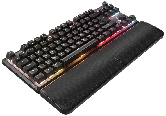 Angled image of keyboard