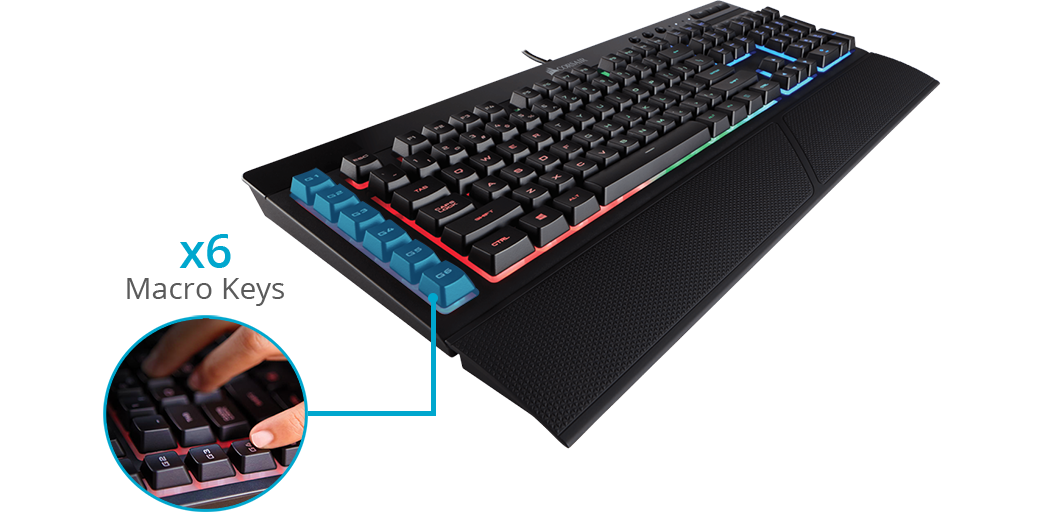 Corsair six programmable keys