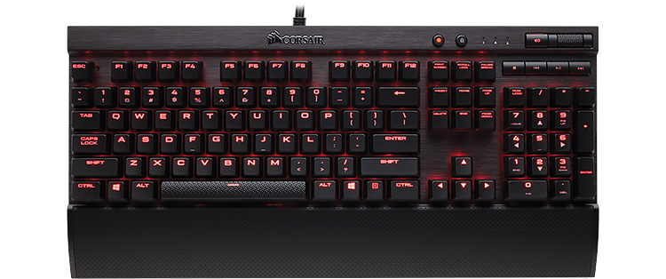 k70 rapidfire red gaming