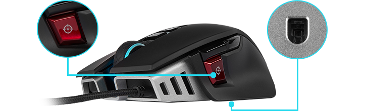 sniper buttons on m65 gaming mouse