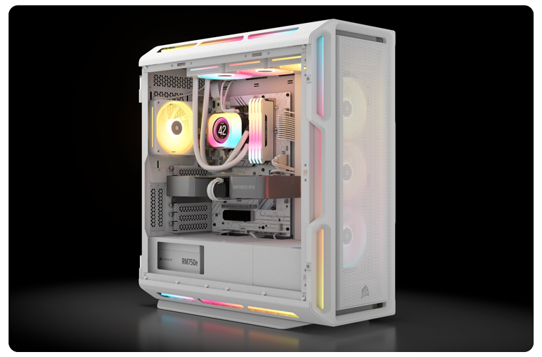 Corsair RMe White Full Build Example