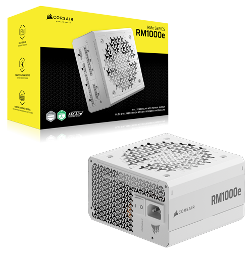Corsair RM1000e White Fully Modular Low-Noise ATX Power Supply