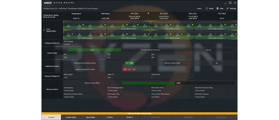 AMD RYZEN MASTER
