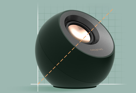 45 degree angle audio direction