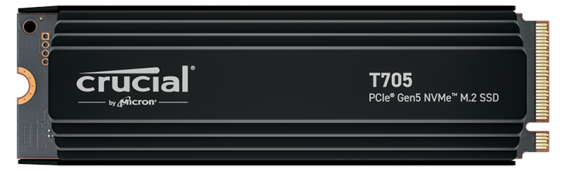 T705 PCIe Gen5 NVMe M.2 SSD with Heatsink