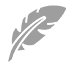 light grey feather icon