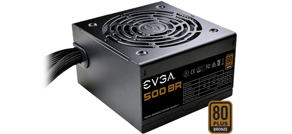 EVGA BR 500W 80PLUS Bronze PSU