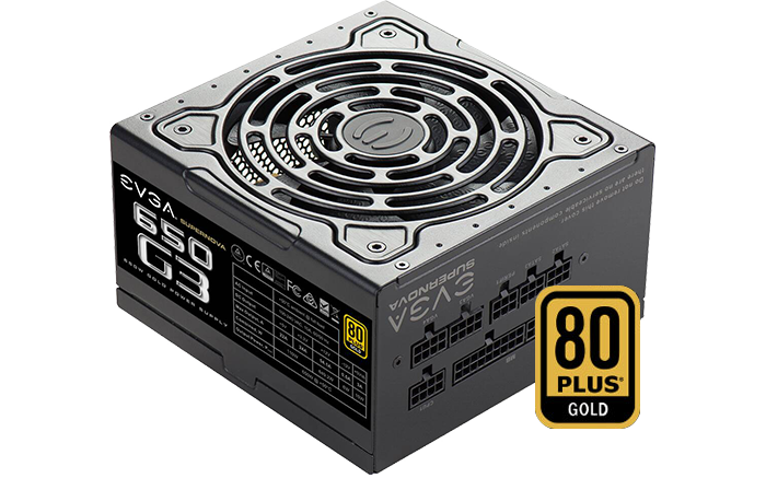 SuperNOVA Gold Edition G3 650W PSU EVGA