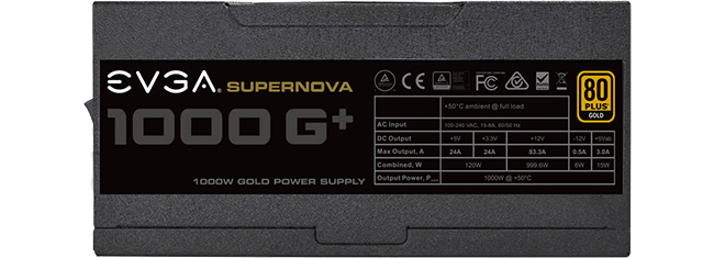 EVGA SuperNOVA G1+ Small Sized PSU