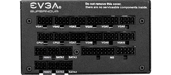 EVGA SuperNOVA G1+ Connection Ports