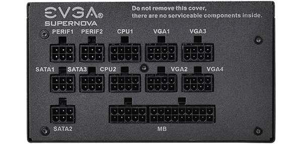 EVGA SuperNOVA G1+ Connection Ports