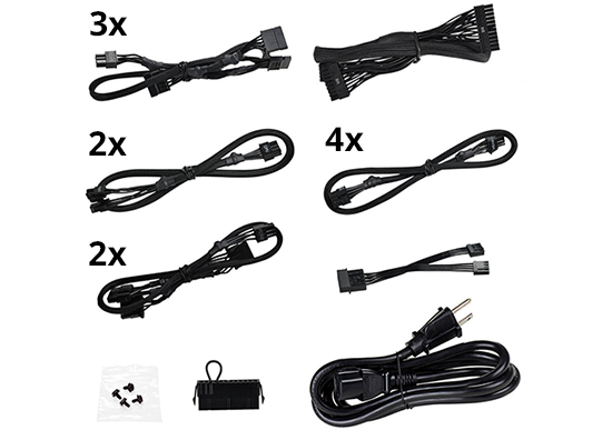 EVGA SuperNOVA G1+ Cable Options