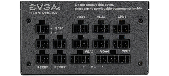 EVGA SuperNOVA G1+ Connection Ports