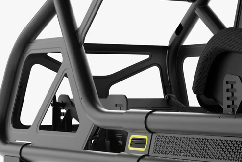 Angled shot of Cockpit side