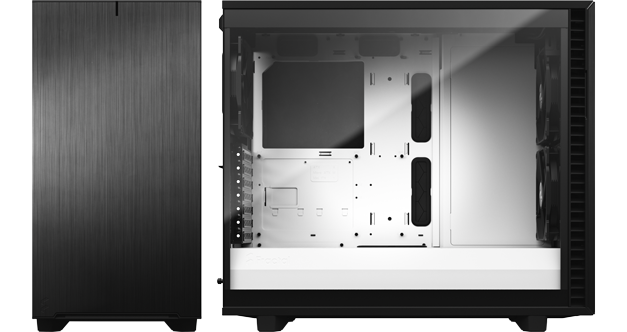 Define 7 Mid Tower Gaming PC Case in Black/white with Full tempered glass Left Panel