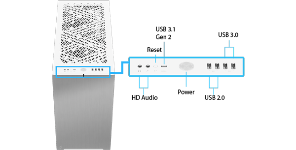 Complete I/O with USB TYPE-C