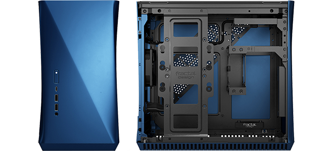 ERA ITX Case by Fractal Designs in Cobalt