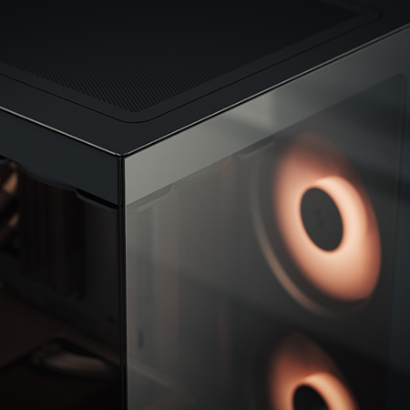 Close up image of the front fans