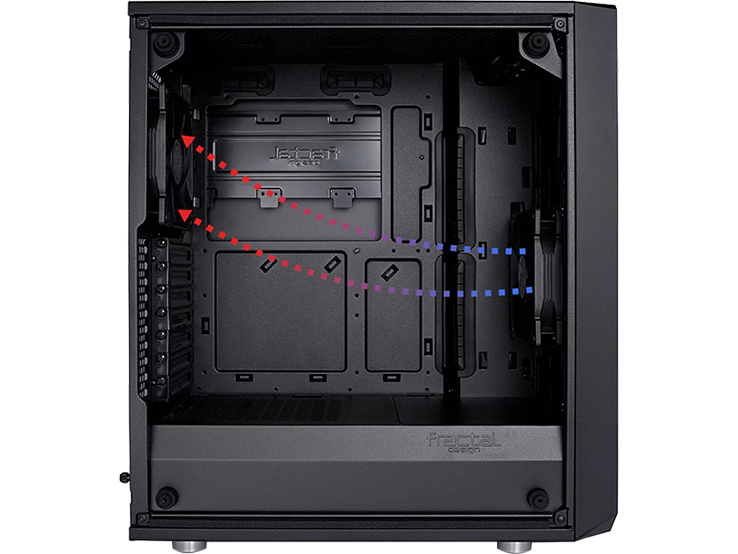 Fractal Meshify Airlflow