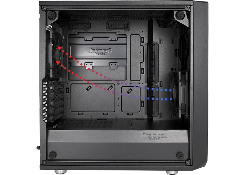 Fractal Meshify Airlflow