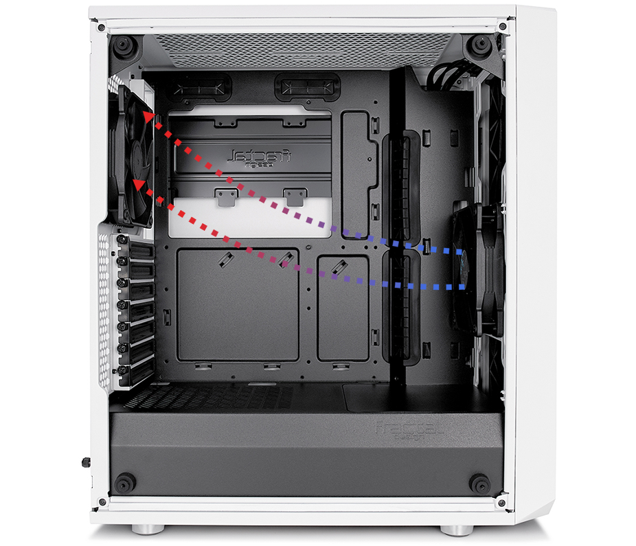 Fractal Meshify Airlflow