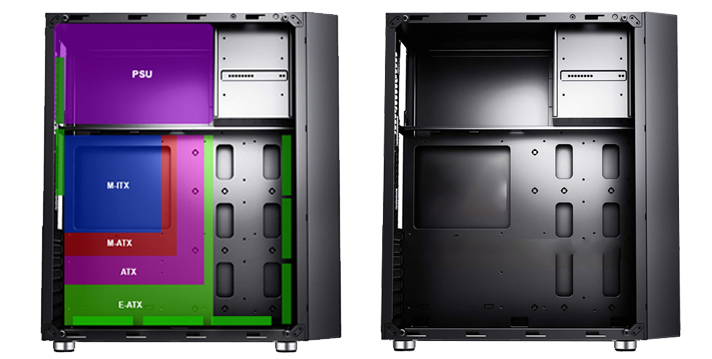GameMax Fortress Motherboard fitting