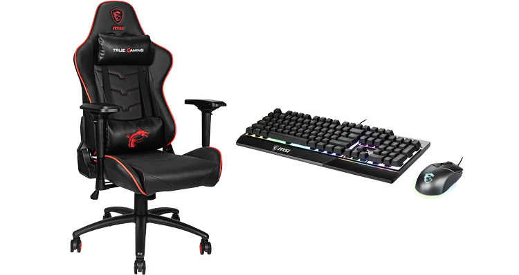 MSI MAG CH120 X Gaming Chair Bundle