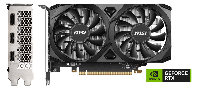 MSI NVIDIA GeForce RTX 3050 VENTUS 2X OC GPU