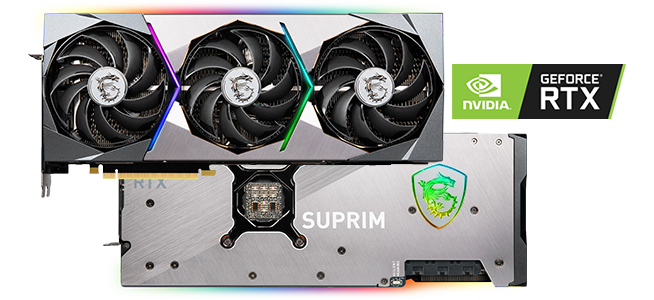 MSI NVIDIA GeForce RTX 3080 Suprim 12GB GPU
