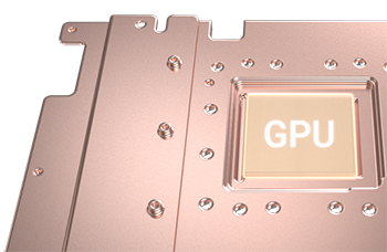 Large copper base plate